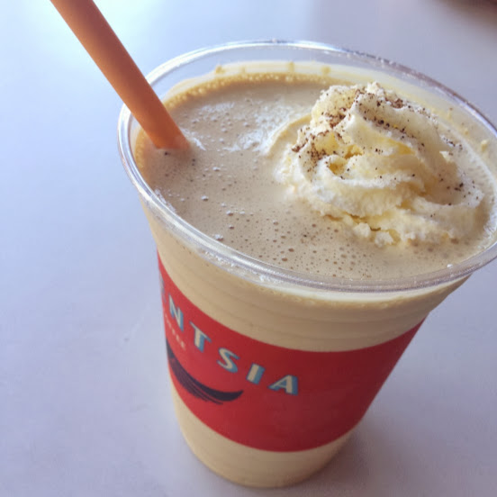 Black Cat milkshake with with two shots of Black Cat Classic espresso and Jeni's sweet cream ice cream