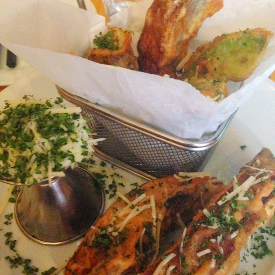 Portobello & avocado tempura, Oiistar