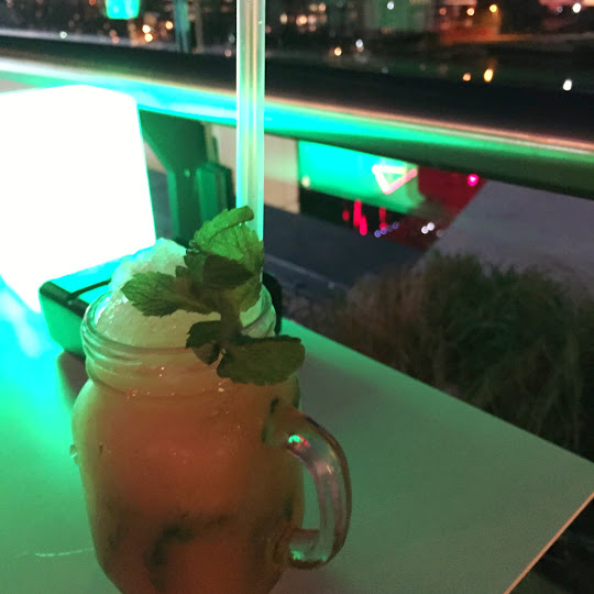 Pumpkin mojito, The Marker hotel rooftop