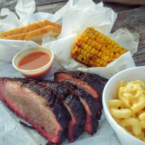 Brisket plate, Brown's Bar-B-Que