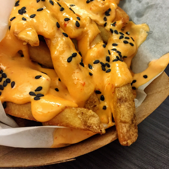 Spicy sesame fries, The Fat Shallot