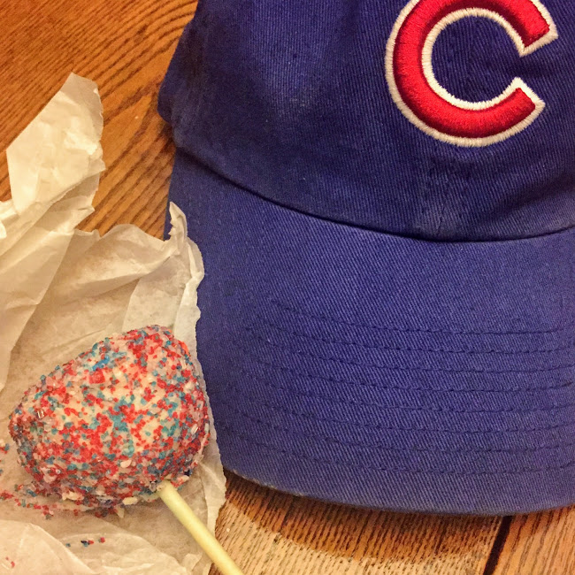 Cubs cake pop, The Goddess & Grocer