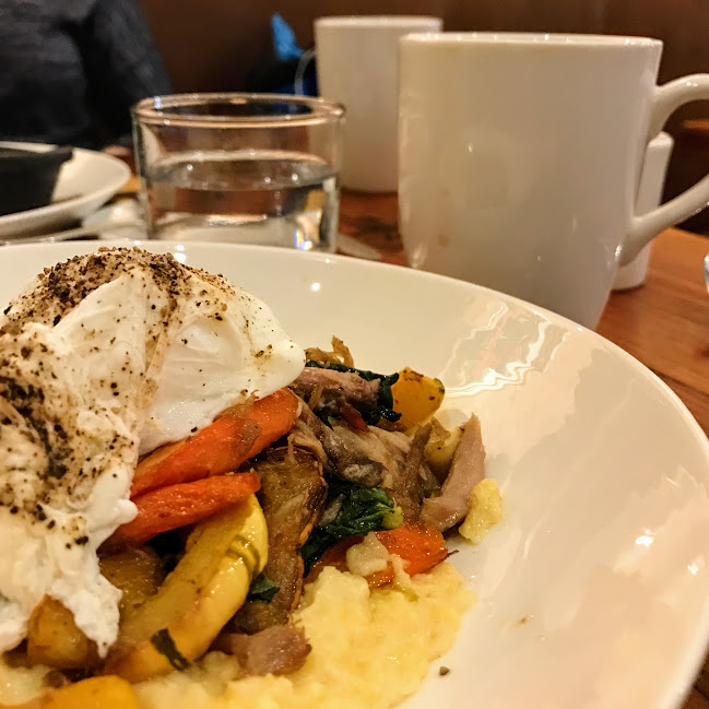 Duck confit and vegetable hash, Appellation