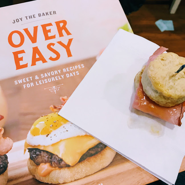 Mini ham and bourbon-peach jam biscuits from Joy the Baker Over Easy cookbook