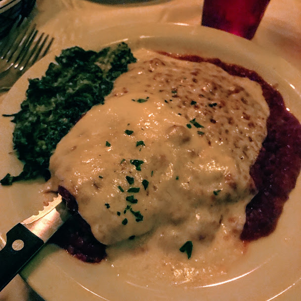 Veal parmigiana, Battista’s Hole in the Wall