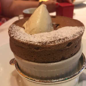 Chocolate soufflé