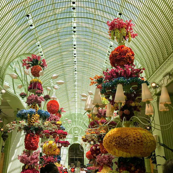 Interior flowers, Buffet at Wynn