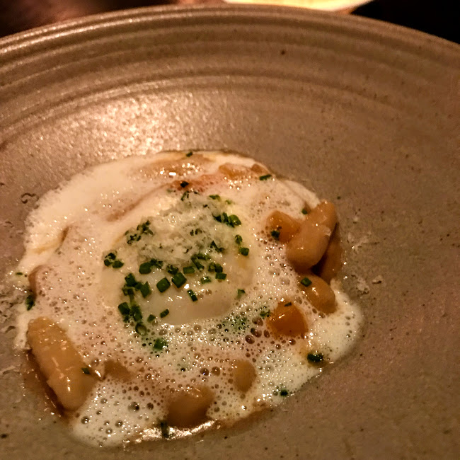 Slow poached egg, Boka