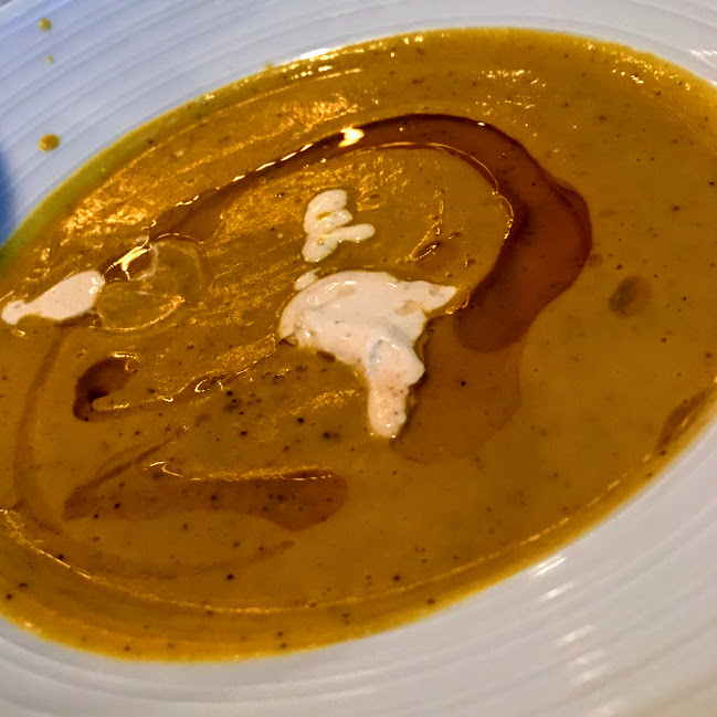 Squash soup, Willow Room