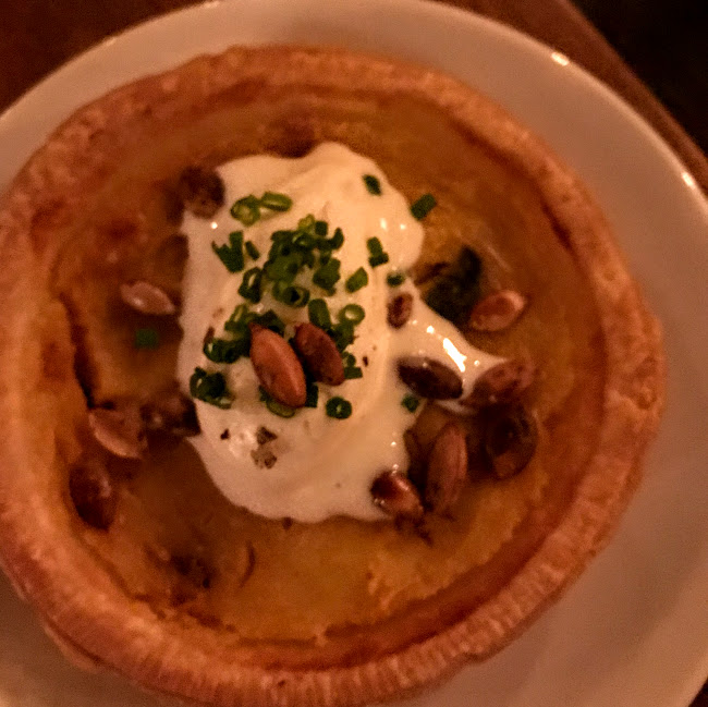 Winter squash tartlet, Split-Rail