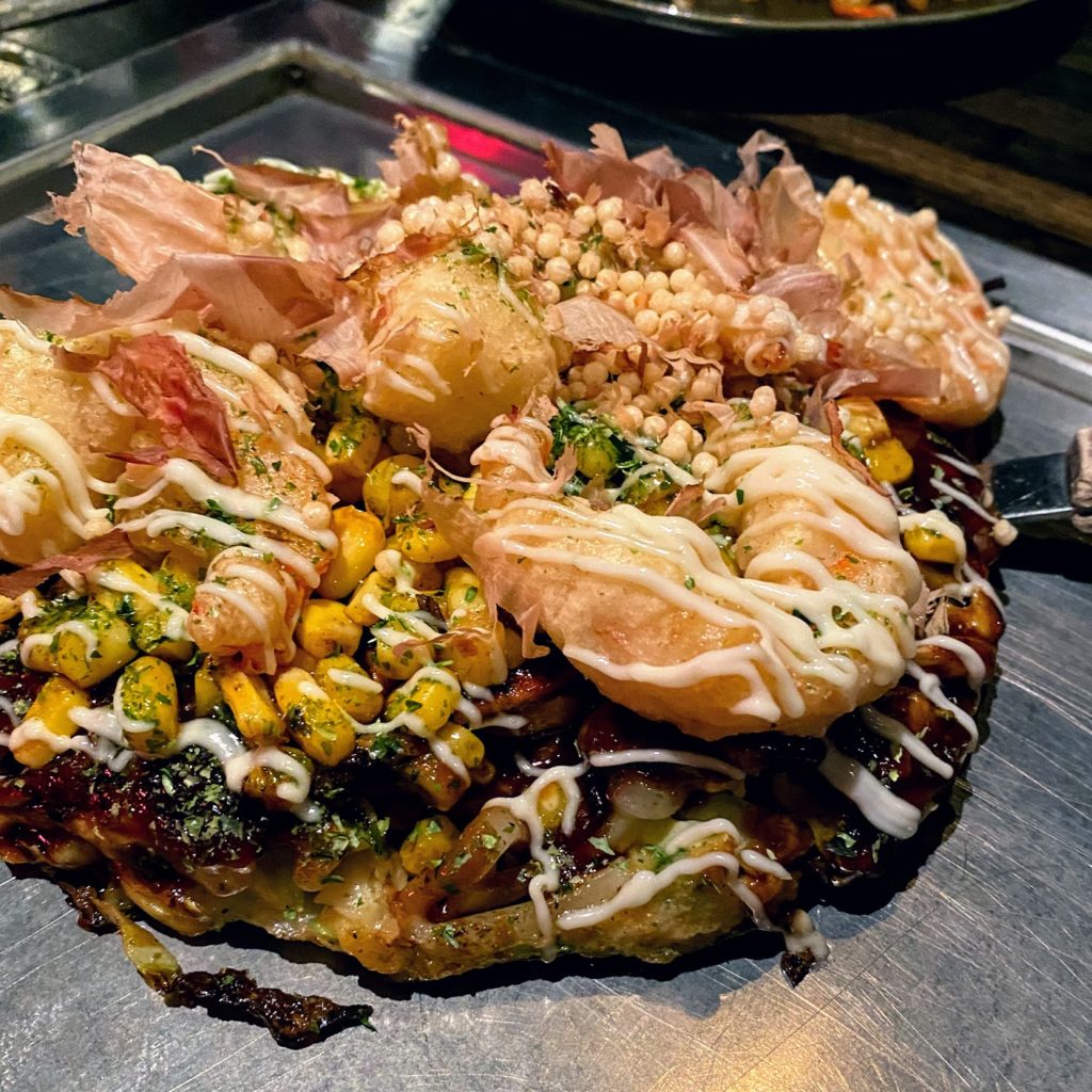 Shrimp okonomiyaki, Gaijin