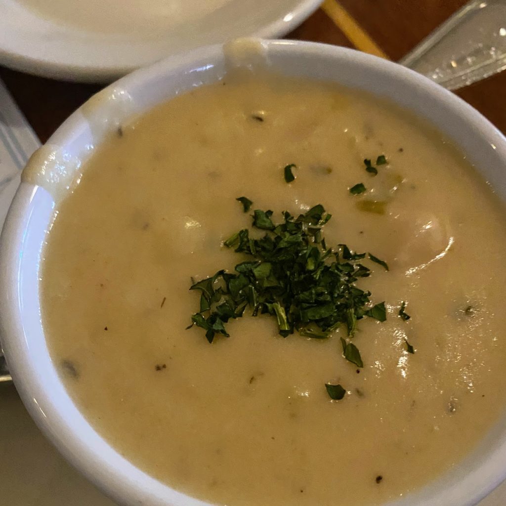 Bayside seafood chowder, The Black Marlin