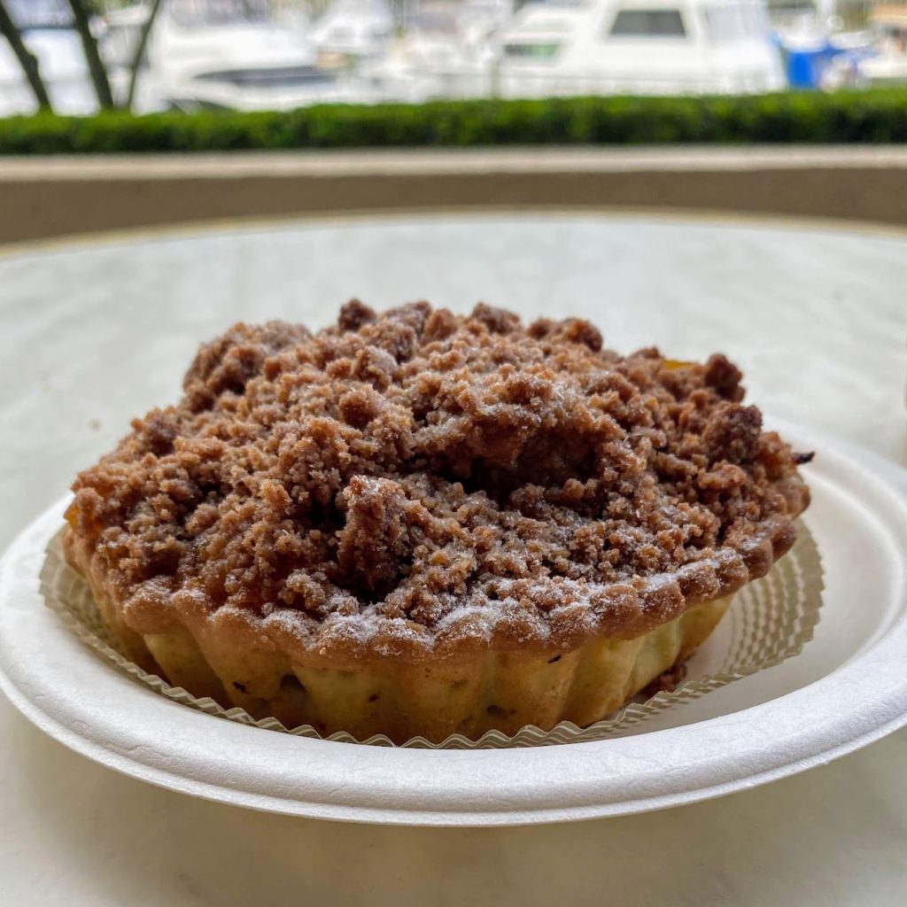 Peach-mango tart, Hilton Head Social Bakery